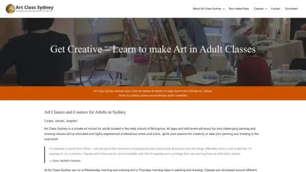 Art Class Sydney