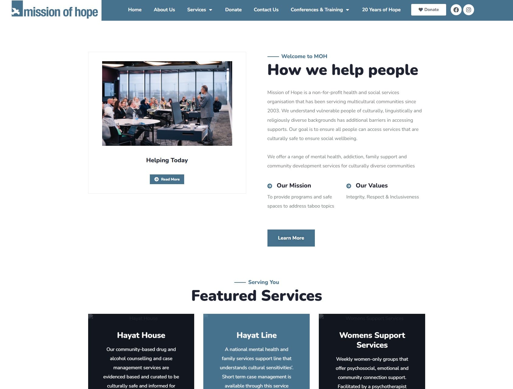 Mission of hope