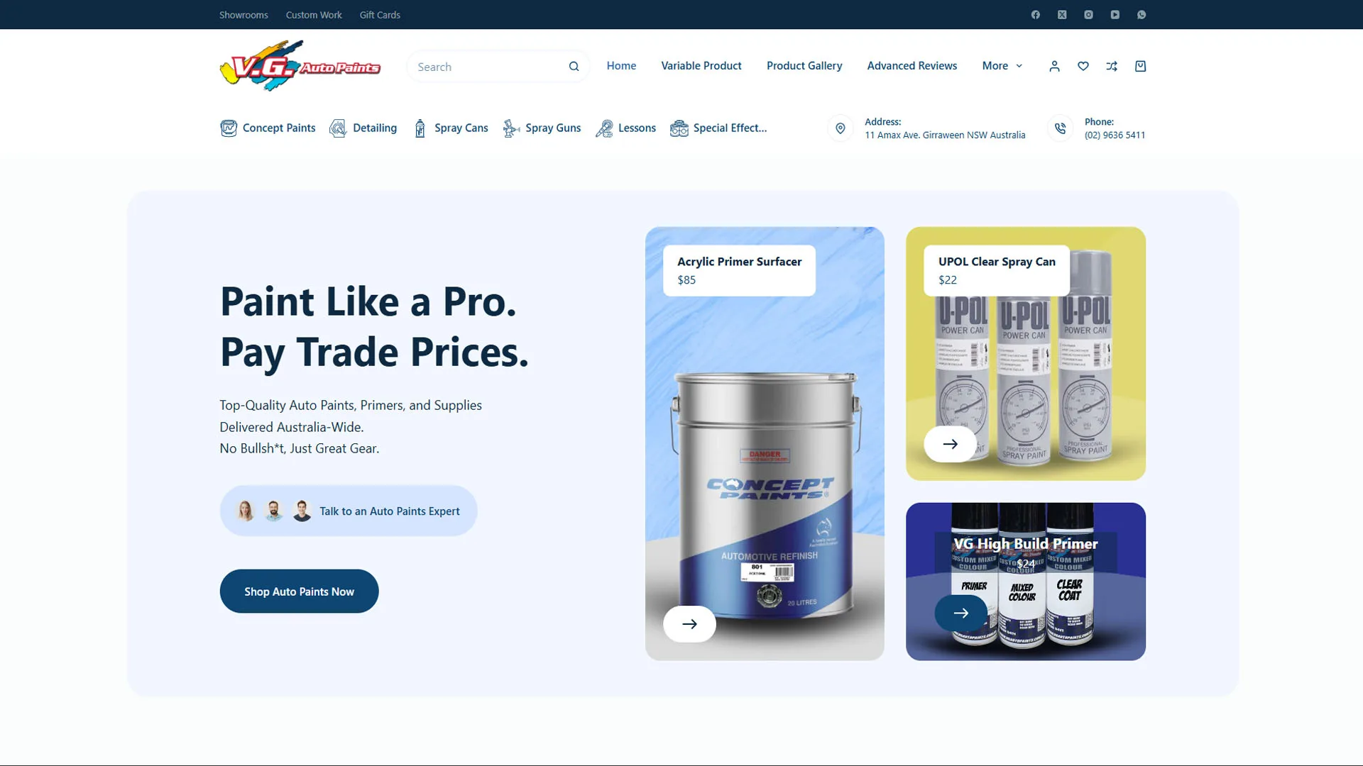 VG Auto Paints
