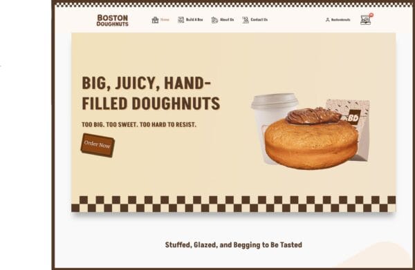 Boston Doughnuts Website